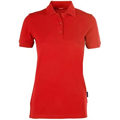 HRM Dámské Heavy Performance Polo I Premium Polo tričko dámské I Basic polokošile lze prát do 60 °C I kvalitní & udržitelné dámské horní díly I Workwear, červená HRM Dámské Heavy Performance Polo I Premium Polo tričko dámské I Basic polokošile lze prát do 60 °C I kvalitní & udržitelné dámské horní díly I Workwear, červená