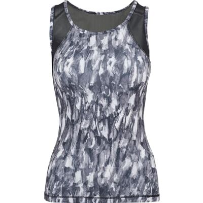 Urban Classics Dámy Ladies Active Graphic Top, Šedá, M Urban Classics Dámy Ladies Active Graphic Top, Šedá, M