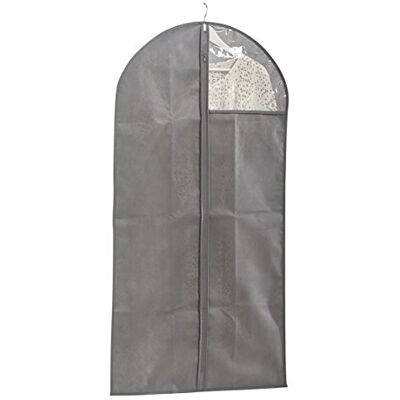 Zeller Plášť na šaty 14612 s okénkem, vlies, látka, šedá, cca 60 x 120 x 1 cm Zeller Plášť na šaty 14612 s okénkem, vlies, látka, šedá, cca 60 x 120 x 1 cm
