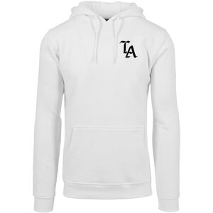 Tee Mikina s kapucí LA, unisex, dámská a pánská, s kapucí a klokaní kapsou, bílá, XS Tee Mikina s kapucí LA, unisex, dámská a pánská, s kapucí a klokaní kapsou, bílá, XS