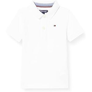 Tommy Hilfiger Chlapecké tričko s krátkým rukávem z bio bavlny, bílá (Bright White) Tommy Hilfiger Chlapecké tričko s krátkým rukávem z bio bavlny, bílá (Bright White)