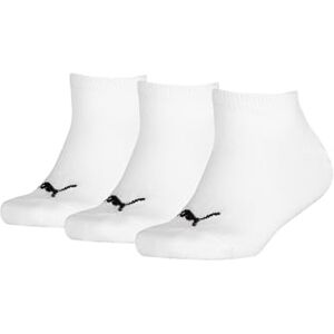PUMA Unisex dětské ponožky do tenisek (3 ks v balení), bílá PUMA Unisex dětské ponožky do tenisek (3 ks v balení), bílá