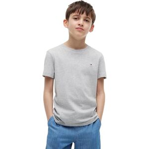 Tommy Hilfiger Chlapecké tričko krátký rukáv kulatý výstřih, Šedý melír, 12 let Tommy Hilfiger Chlapecké tričko krátký rukáv kulatý výstřih, Šedý melír, 12 let