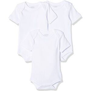 Playshoes Unisex malé děti Multipack Baby body, bílé 1/4 rukáv balení 3 ks Playshoes Unisex malé děti Multipack Baby body, bílé 1/4 rukáv balení 3 ks