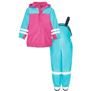 Playshoes Unisex dětská pláštěnka s fleecovou podšívkou Teplý vodotěsný oblek do deště (balení 1 ks), tyrkysová Playshoes Unisex dětská pláštěnka s fleecovou podšívkou Teplý vodotěsný oblek do deště (balení 1 ks), tyrkysová