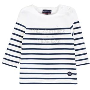 Armor-lux Armor Lux Unisex dětské tričko, bílá (400 Blanc/Navire 400) Armor-lux Armor Lux Unisex dětské tričko, bílá (400 Blanc/Navire 400)