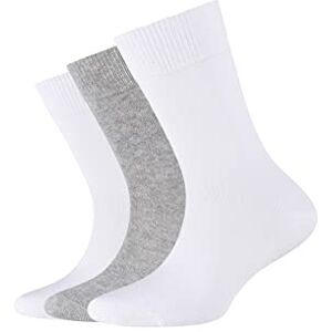 Camano Dětské ponožky balení po 3 kusech se zesílenou patou a špičkou, chlapecké a dívčí punčochy, bílá (White 1) Camano Dětské ponožky balení po 3 kusech se zesílenou patou a špičkou, chlapecké a dívčí punčochy, bílá (White 1)