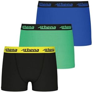 Athena Jungen Boxershorts, Lot de 3 Boxers, GR. 164 (Herstellergröße: 14 ans), Mehrfarbig (Noir/Turquoise/Bleu) Athena Jungen Boxershorts, Lot de 3 Boxers, GR. 164 (Herstellergröße: 14 ans), Mehrfarbig (Noir/Turquoise/Bleu)