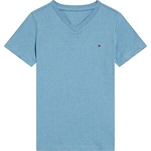 Tommy Hilfiger Chlapecké Boys Basic Vn Knit S/S Krátký rukáv Pletené svrchní díly, Modrá (Dark Allure Heather) Tommy Hilfiger Chlapecké Boys Basic Vn Knit S/S Krátký rukáv Pletené svrchní díly, Modrá (Dark Allure Heather)