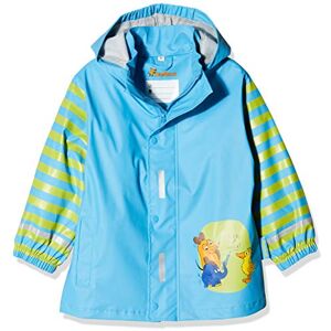 Playshoes Unisex dětská nepromokavá větrovka outdoorová bunda, Modrá myš Playshoes Unisex dětská nepromokavá větrovka outdoorová bunda, Modrá myš