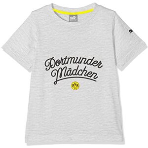 PUMA Chlapecké tričko BVB Kids Fan Tee, Šedá, 140 PUMA Chlapecké tričko BVB Kids Fan Tee, Šedá, 140