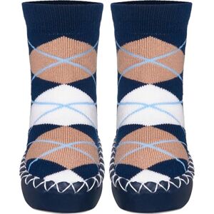 Playshoes Unisex dětské boty na chatu domácí obuv, Kostka Playshoes Unisex dětské boty na chatu domácí obuv, Kostka