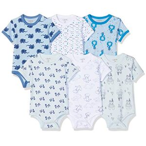 Care Unisex Baby Bodysuit (balení 6 ks), Blue Melange (705) Care Unisex Baby Bodysuit (balení 6 ks), Blue Melange (705)