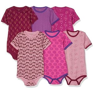 Care Unisex Baby Body Ss Aop (3-pack) Bodysuit (6 ks v balení), Světle růžová (550) Care Unisex Baby Body Ss Aop (3-pack) Bodysuit (6 ks v balení), Světle růžová (550)