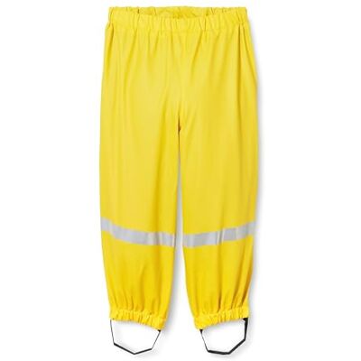 Playshoes Unisex dětské nepromokavé kalhoty s laclem do deště bez podšívky větru a nepromokavé kalhoty do deště oděv do deště, Žluté kalhoty do pasu Playshoes Unisex dětské nepromokavé kalhoty s laclem do deště bez podšívky větru a nepromokavé kalhoty do deště oděv do deště, Žluté kalhoty do pasu