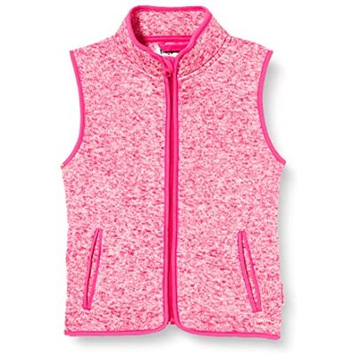 Playshoes Unisex dětská fleecová vesta outdoorová horní díl (balení 1 ks), růžový pletený fleece Playshoes Unisex dětská fleecová vesta outdoorová horní díl (balení 1 ks), růžový pletený fleece