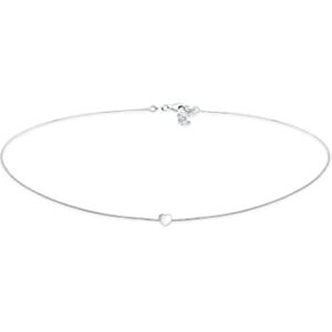 Elli dámský šperk pravý náhrdelník přívěsek na řetízek Choker srdce sterlingové stříbro 925 délka 38 cm Elli dámský šperk pravý náhrdelník přívěsek na řetízek Choker srdce sterlingové stříbro 925 délka 38 cm