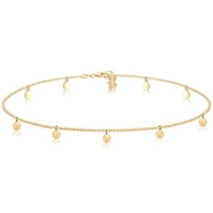 Elli Dámský náhrdelník Choker Řetízek Geo kruh Basic Matt Coin Collier ze sterlingového stříbra 925, Stříbro, Bez drahokamu Elli Dámský náhrdelník Choker Řetízek Geo kruh Basic Matt Coin Collier ze sterlingového stříbra 925, Stříbro, Bez drahokamu