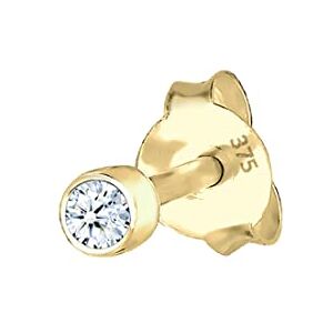 Elli DIAMONDS náušnice dámské Single Náušnice s diamantem (0. 03ct) Basic ze žlutého zlata 375, Žluté zlato, Diamant Elli DIAMONDS náušnice dámské Single Náušnice s diamantem (0. 03ct) Basic ze žlutého zlata 375, Žluté zlato, Diamant