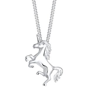 Elli Dámský náhrdelník jednorožec Unicorn Magic ze sterlingového stříbra 925, Fazetový brus Elli Dámský náhrdelník jednorožec Unicorn Magic ze sterlingového stříbra 925, Fazetový brus