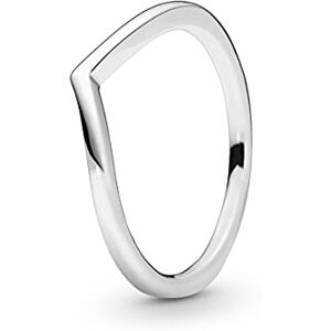 Pandora Prsten Wishbone, leštěný, sterlingové stříbro, Mincovní stříbro, Bez drahokamu Pandora Prsten Wishbone, leštěný, sterlingové stříbro, Mincovní stříbro, Bez drahokamu