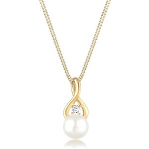 Elli Prémiový náhrdelník dámský Infinity Nekonečnost Topaz ze žlutého zlata 585, 45 CM, Žluté zlato, Topaz Elli Prémiový náhrdelník dámský Infinity Nekonečnost Topaz ze žlutého zlata 585, 45 CM, Žluté zlato, Topaz