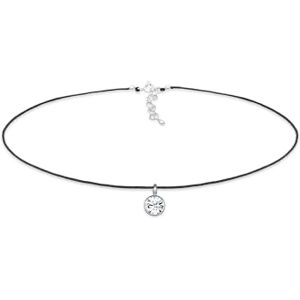 Elli Dámský náhrdelník Choker s krystaly pozlacený, Fazetový brus, Krystal Elli Dámský náhrdelník Choker s krystaly pozlacený, Fazetový brus, Krystal