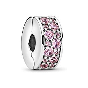 Pandora Rosafarbener Pavé-Glanz Clip 791817PCZ Pandora Rosafarbener Pavé-Glanz Clip 791817PCZ