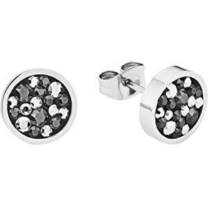 s.Oliver Dámské náušnice s. Oliver, 10 mm, kulaté, ušlechtilá ocel, lesklé, krystaly Swarovski, stříbrná šedá s.Oliver Dámské náušnice s. Oliver, 10 mm, kulaté, ušlechtilá ocel, lesklé, krystaly Swarovski, stříbrná šedá