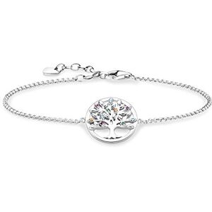 THOMAS SABO Dámský náramek Tree Of Love sterlingové stříbro 925 A1868-477-7-L19V, Mincovní stříbro, Kubická zirkonie THOMAS SABO Dámský náramek Tree Of Love sterlingové stříbro 925 A1868-477-7-L19V, Mincovní stříbro, Kubická zirkonie