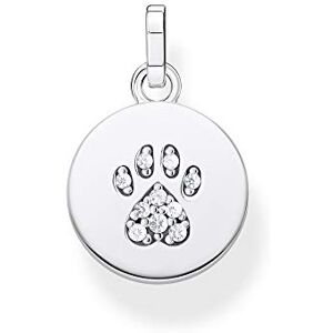 THOMAS SABO Přívěsek Mince tlapka kočka pozlacené stříbro PE882, Sterlingové stříbro, Zirkon bílý THOMAS SABO Přívěsek Mince tlapka kočka pozlacené stříbro PE882, Sterlingové stříbro, Zirkon bílý