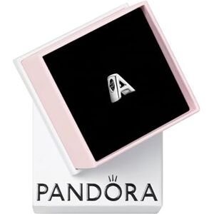 Pandora Moments písmeno A oboustranný přívěsek abecedy ze sterlingového stříbra s vyraženými srdíčky a perlami na zadní straně kompatibilní s náramky Moments, one size, Stříbro, Bez drahokamu Pandora Moments písmeno A oboustranný přívěsek abecedy ze sterlingového stříbra s vyraženými srdíčky a perlami na zadní straně kompatibilní s náramky Moments, one size, Stříbro, Bez drahokamu