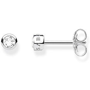 THOMAS SABO Náušnice bílý kámen sterlingové stříbro 925 THOMAS SABO Náušnice bílý kámen sterlingové stříbro 925