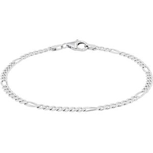 Amor Náramek 925 sterlingové stříbro unisex dámský pánský šperk na ruku, dodává se v dárkové krabičce na šperky, 19 cm, Ušlechtilý kov, Bez drahokamu Amor Náramek 925 sterlingové stříbro unisex dámský pánský šperk na ruku, dodává se v dárkové krabičce na šperky, 19 cm, Ušlechtilý kov, Bez drahokamu