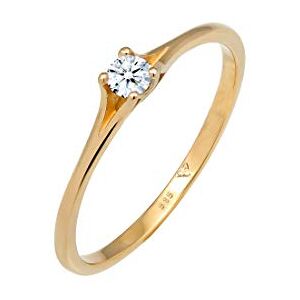DIAMORE Elli DIAMONDS prsten dámský zásnubní vintage s diamantem (0,06 ct.) ze žlutého zlata 585, 54, Žluté zlato, Diamant DIAMORE Elli DIAMONDS prsten dámský zásnubní vintage s diamantem (0,06 ct.) ze žlutého zlata 585, 54, Žluté zlato, Diamant