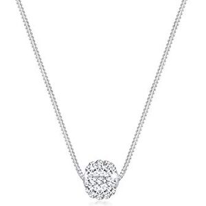 Elli Dámský náhrdelník , 925 sterlingové stříbro, krystal Swarovski, stříbrná Elli Dámský náhrdelník , 925 sterlingové stříbro, krystal Swarovski, stříbrná