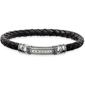 THOMAS SABO Pánský náramek Rebel at Heart 925 stříbro 16 cm LB40-008-11-M, useň kůže Sterlingové stříbro THOMAS SABO Pánský náramek Rebel at Heart 925 stříbro 16 cm LB40-008-11-M, useň kůže Sterlingové stříbro