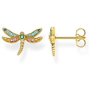 THOMAS SABO Náušnice vážka 925 sterlingové stříbro H2051, Jedna velikost, Sterlingové stříbro 925, 750 žluté zlato pozlacené, Bez drahokamu THOMAS SABO Náušnice vážka 925 sterlingové stříbro H2051, Jedna velikost, Sterlingové stříbro 925, 750 žluté zlato pozlacené, Bez drahokamu