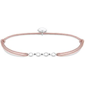 THOMAS SABO Dámský náramek Charm Little Secret Charm Club 925 sterlingové stříbro LS048-173-19-L20v, sterlingové stříbro 925, nylon, Bez kamene THOMAS SABO Dámský náramek Charm Little Secret Charm Club 925 sterlingové stříbro LS048-173-19-L20v, sterlingové stříbro 925, nylon, Bez kamene