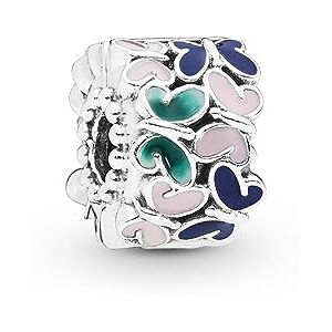 Pandora Charms zahrada, sterlingové stříbro, one size, Smalt, Bez drahokamu Pandora Charms zahrada, sterlingové stříbro, one size, Smalt, Bez drahokamu
