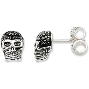 THOMAS SABO Dámské náušnice náušnice lebka černěné 925 sterlingové stříbro H1772-051-11 THOMAS SABO Dámské náušnice náušnice lebka černěné 925 sterlingové stříbro H1772-051-11