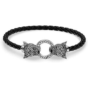 THOMAS SABO Náramek talisman černý sterlingové stříbro 925, černěný, Kovový, Obsidián THOMAS SABO Náramek talisman černý sterlingové stříbro 925, černěný, Kovový, Obsidián