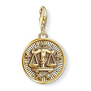 THOMAS SABO Kolekce znamení zvěrokruhu zlata, Sterlingové stříbro 925; žluté zlato 750 pozlacené, Zirkon bílý THOMAS SABO Kolekce znamení zvěrokruhu zlata, Sterlingové stříbro 925; žluté zlato 750 pozlacené, Zirkon bílý