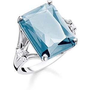 THOMAS SABO Prsten velký kámen s hvězdou 925 sterlingové stříbro TR2261, sterlingové stříbro 925, černěné, Fialový spinel Kubická zirkonie THOMAS SABO Prsten velký kámen s hvězdou 925 sterlingové stříbro TR2261, sterlingové stříbro 925, černěné, Fialový spinel Kubická zirkonie