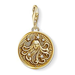 THOMAS SABO Kolekce znamení zvěrokruhu zlata, Sterlingové stříbro 925; žluté zlato 750 pozlacené, Zirkon bílý THOMAS SABO Kolekce znamení zvěrokruhu zlata, Sterlingové stříbro 925; žluté zlato 750 pozlacené, Zirkon bílý