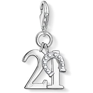 THOMAS SABO Charm Club Original Birthday Number Charm with Lobster Clasp 925 Sterling Silver Jewellery Compatible with Bracelets & Necklaces, Sterlingové stříbro, není k dispozici THOMAS SABO Charm Club Original Birthday Number Charm with Lobster Clasp 925 Sterling Silver Jewellery Compatible with Bracelets & Necklaces, Sterlingové stříbro, není k dispozici