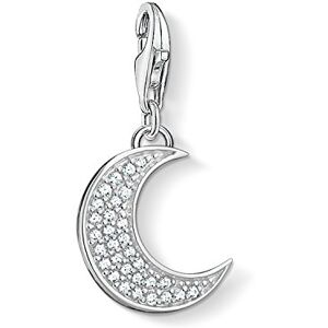 THOMAS SABO Charm Club Original Sun, Luna, Star with Lobster Clasp 925 Sterling Silver Jewellery Compatible with Bracelets & Necklaces, Univerzální velikost, Sterlingové stříbro, Kubická zirkonie THOMAS SABO Charm Club Original Sun, Luna, Star with Lobster Clasp 925 Sterling Silver Jewellery Compatible with Bracelets & Necklaces, Univerzální velikost, Sterlingové stříbro, Kubická zirkonie