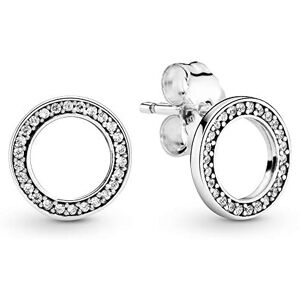Pandora 290585CZ Frauen Ohrringe Silber Knopf immer Pandora 290585CZ Frauen Ohrringe Silber Knopf immer