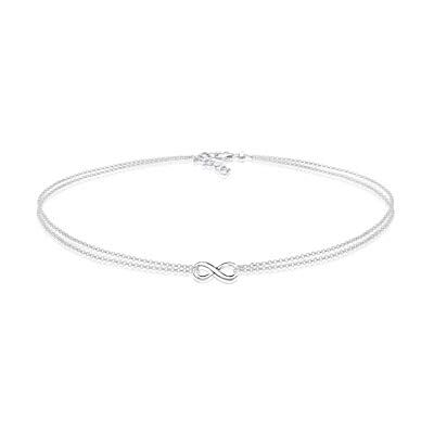 Elli Náhrdelník dámský symbol Infinity Trend ze sterlingového stříbra 925, Sterlingové stříbro, Bez drahokamu Elli Náhrdelník dámský symbol Infinity Trend ze sterlingového stříbra 925, Sterlingové stříbro, Bez drahokamu