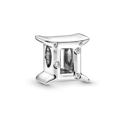 Pandora Charms znamení zvěrokruhu, stříbro, Sterlingové stříbro, Kubická zirkonie Pandora Charms znamení zvěrokruhu, stříbro, Sterlingové stříbro, Kubická zirkonie